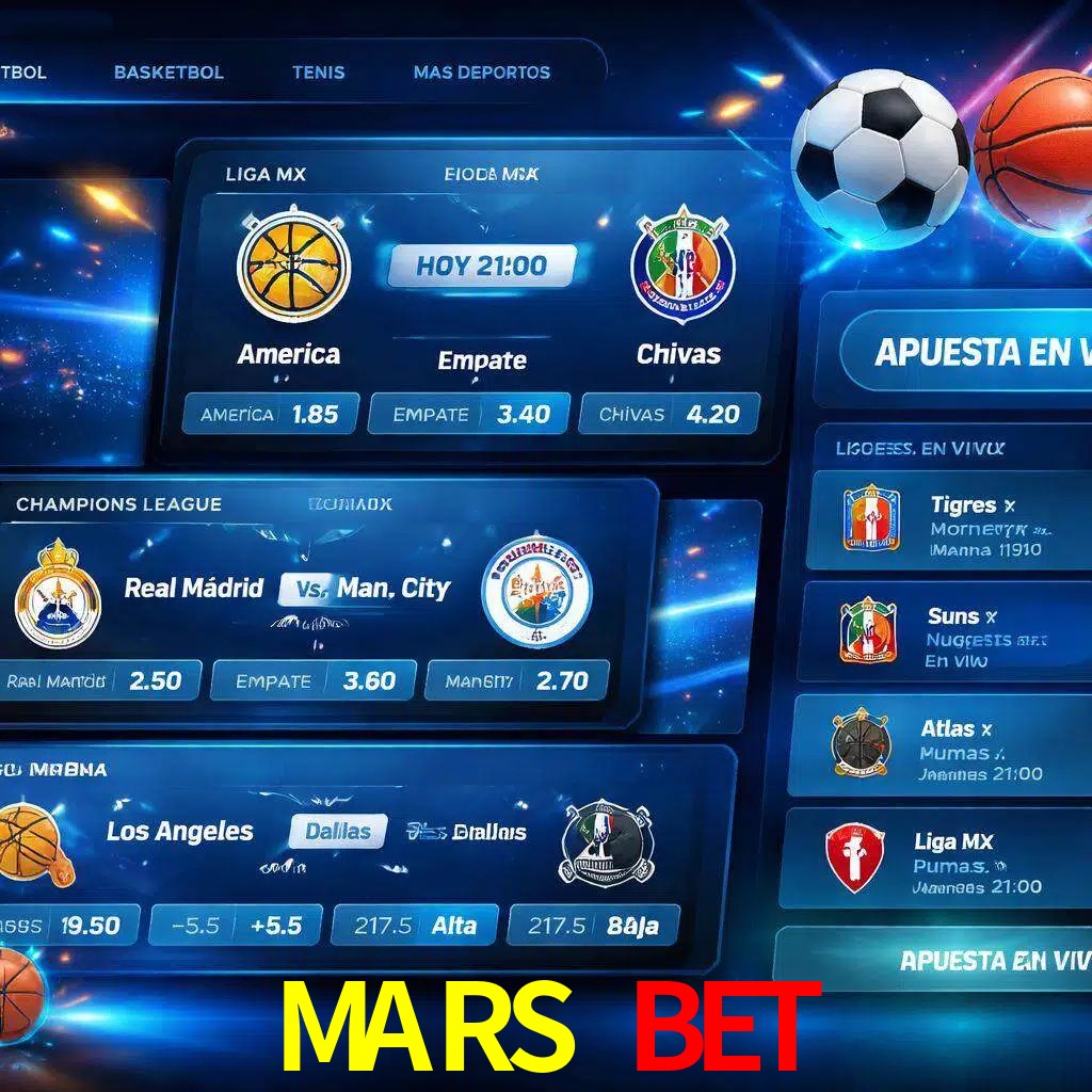 Mercados de apuestas deportivas MARS BET para jugadores en México