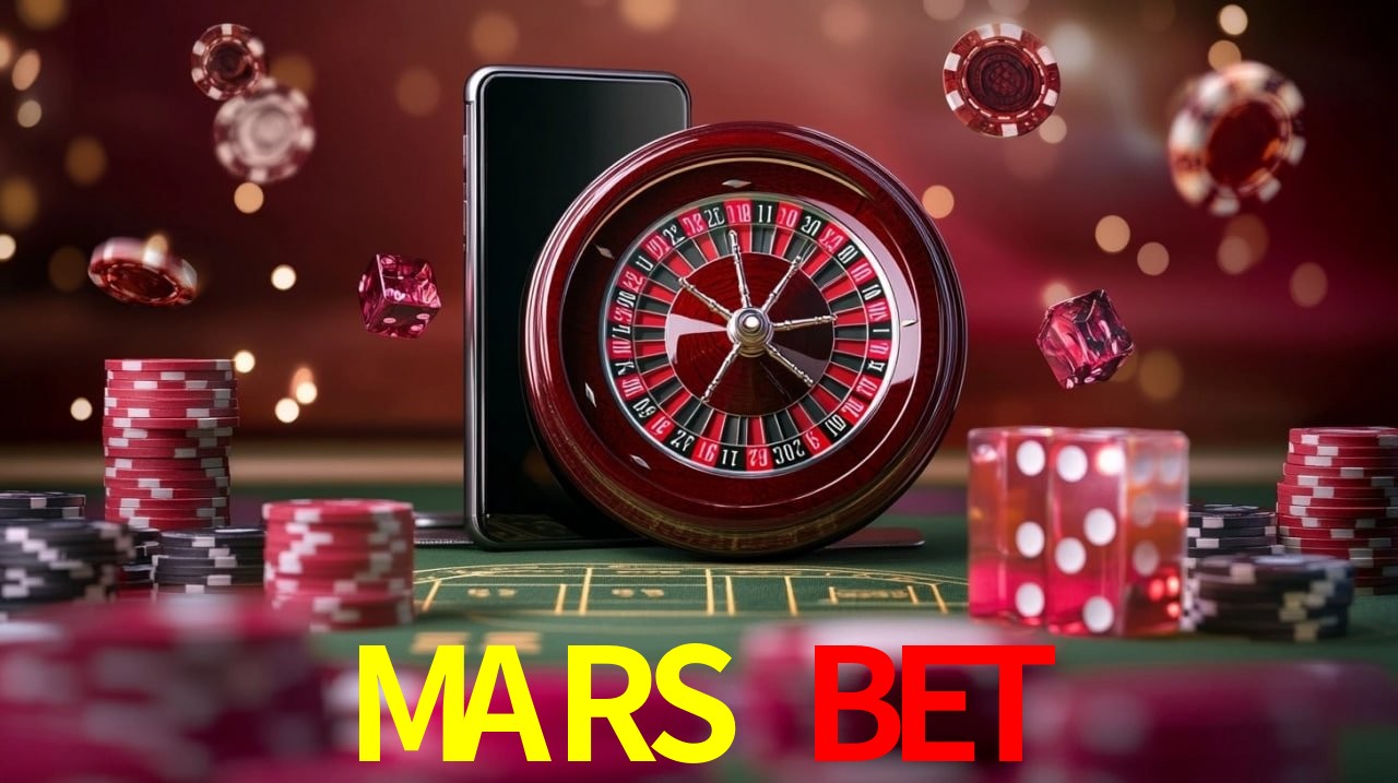 Interfaz de la app móvil MARS BET en un smartphone moderno
